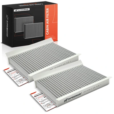 2 Pcs Activated Carbon Cabin Air Filter
