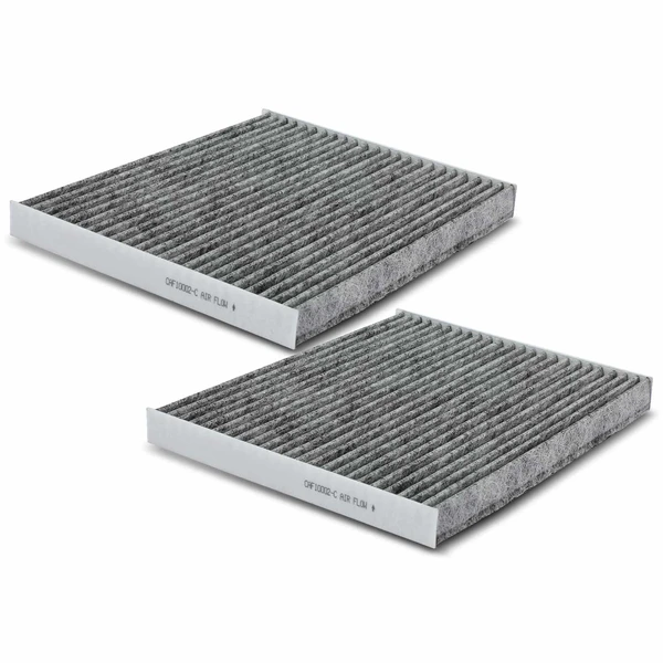 2 Pcs Activated Carbon Cabin Air Filters for Hyundai Ioniq 2017-2022 Kia Niro 1.6L