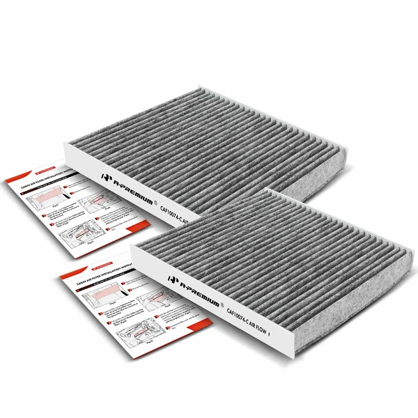 2 Pcs Activated Carbon Cabin Air Filters for Lexus GS200t GS450h IS200t RC200t IS500