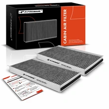 2 Pcs Activated Carbon Cabin Air Filter