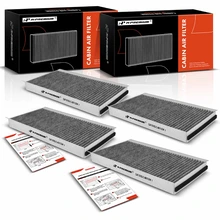 4 Pcs Activated Carbon Cabin Air Filter