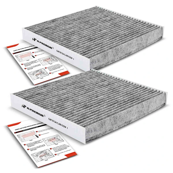 2 Pcs Activated Carbon Cabin Air Filters for Honda Accord 03-22 Civic CR-V Acura ILX