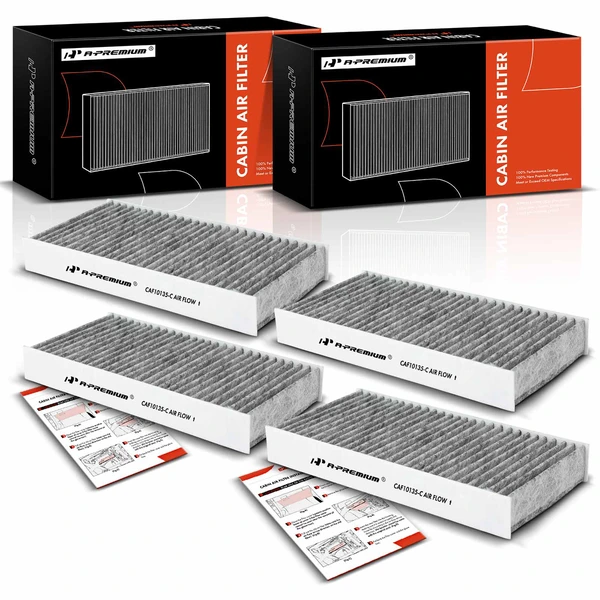 2 Pcs Activated Carbon Cabin Air Filter for 2006 Acura CSX