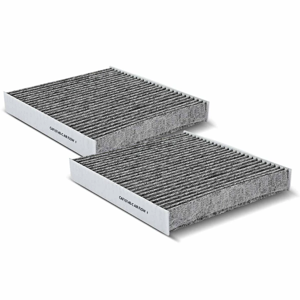 2 Pcs Activated Carbon Cabin Air Filters for Nissan Maxima Sentra Mitsubishi Lancer