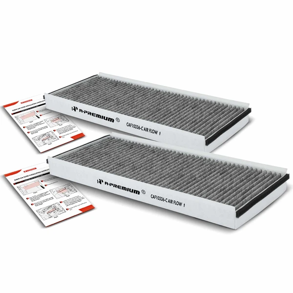 2 Pcs Activated Carbon Cabin Air Filter for Dodge Freightliner Sprinter 2500 3500