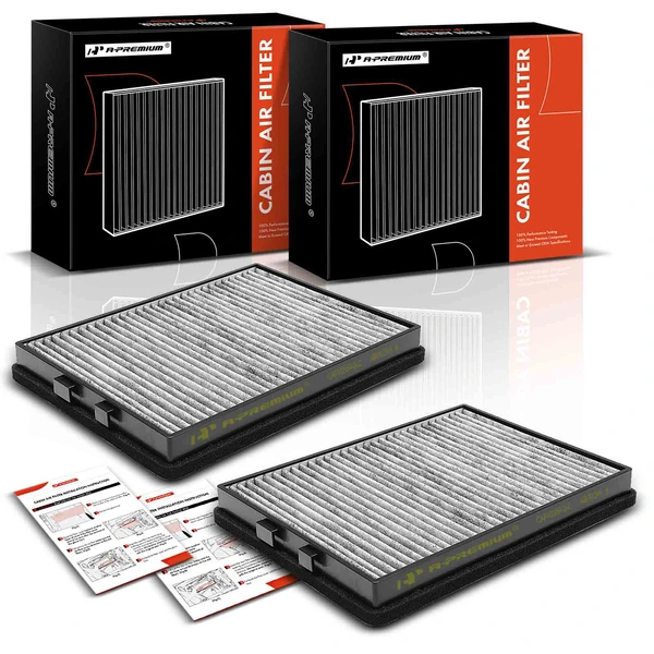 2 Pcs Activated Carbon Cabin Air Filter for 1997-2003 BMW 540i