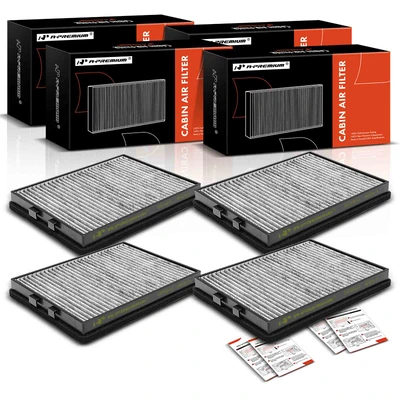 4 Pcs Activated Carbon Cabin Air Filter