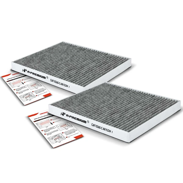 2 Pcs Activated Carbon Cabin Air Filter for Cadillac Escalade Chevrolet GMC Hummer