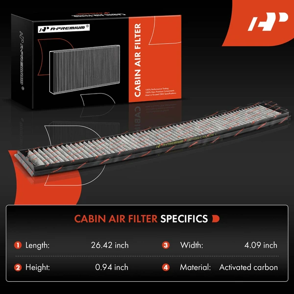 Activated Carbon Cabin Air Filter for BMW E46 318is E36 320i Behind Glove Box