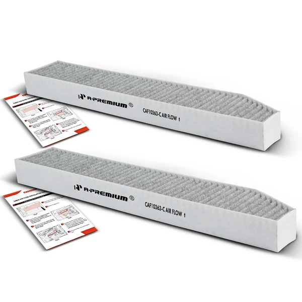 2 Pcs Activated Carbon Cabin Air Filter for Jeep Grand Cherokee 1999-2010