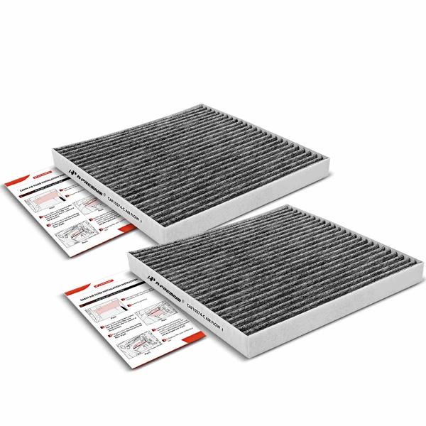 2 Pcs Activated Carbon Cabin Air Filters for Toyota Tacoma 05-23 Dodge Dart 13-16