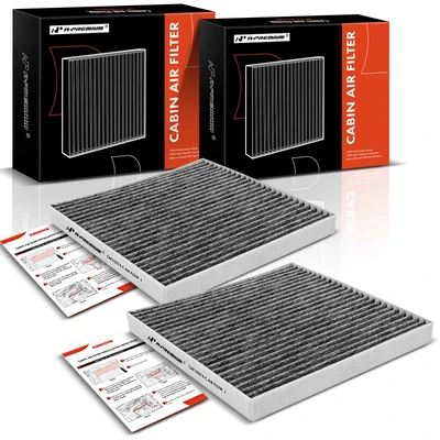 2 Pcs Activated Carbon Cabin Air Filters