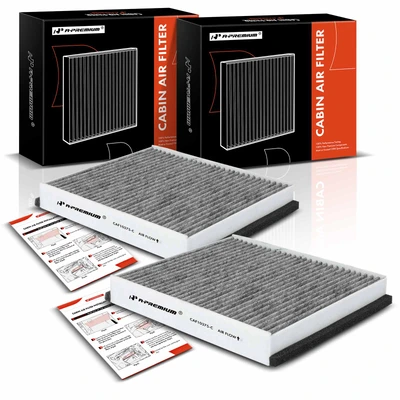 2 Pcs Activated Carbon Cabin Air Filter