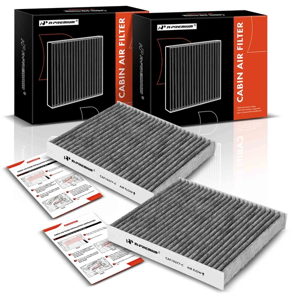 2 Pcs Activated Carbon Cabin Air Filter for 2002-2007 Subaru Impreza