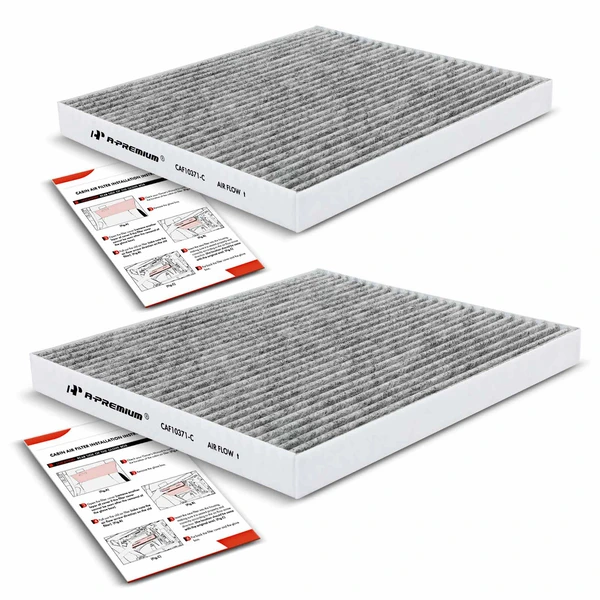 2 Pcs New Activated Carbon Cabin Air Filter for Cadillac CTS SRX STS 25740404 19130403