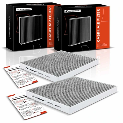 2 Pcs New Activated Carbon Cabin Air Filter