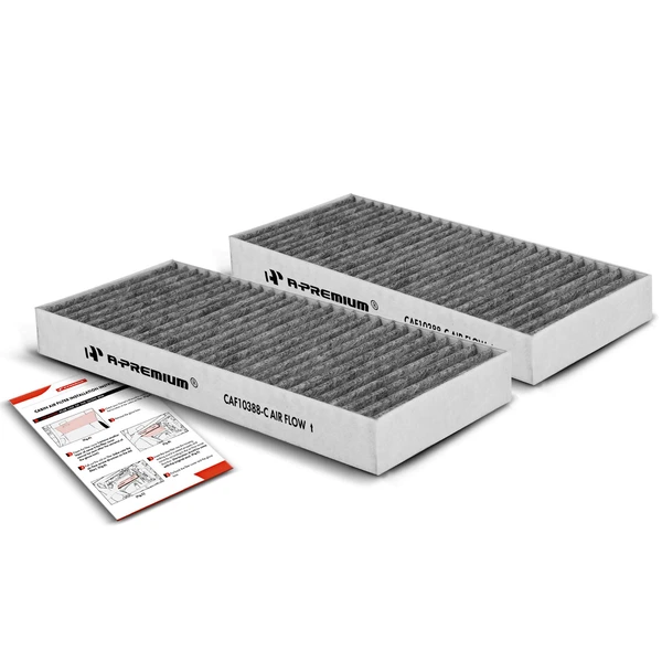 2 Pcs Activated Carbon Cabin Air Filter for Nissan Armada NV2500 NV3500 INFINITI