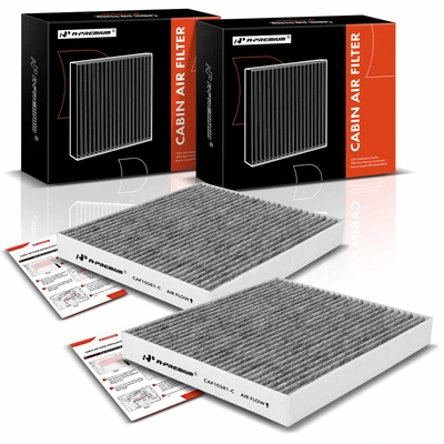 2 Pcs Activated Carbon Cabin Air Filter