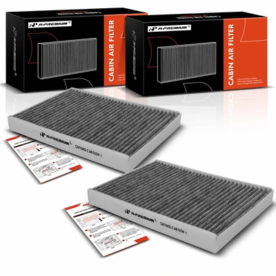 2 Pcs Activated Carbon Cabin Air Filter