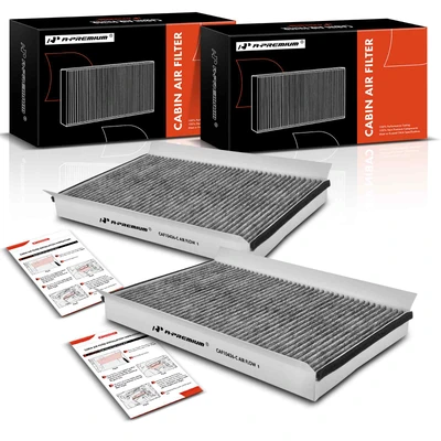 2 Pcs Activated Carbon Cabin Air Filter
