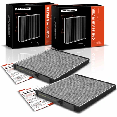 2 Pcs Activated Carbon Cabin Air Filter for 2004-2011 Chevrolet Aveo