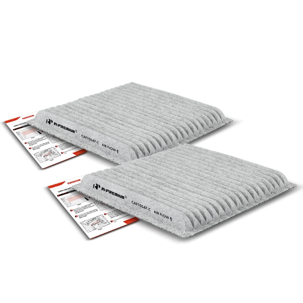 2 Pcs Activated Carbon Cabin Air Filter for Ford Edge 07-15 Lincoln MKX 07-18