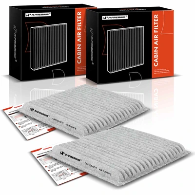 2 Pcs Activated Carbon Cabin Air Filter