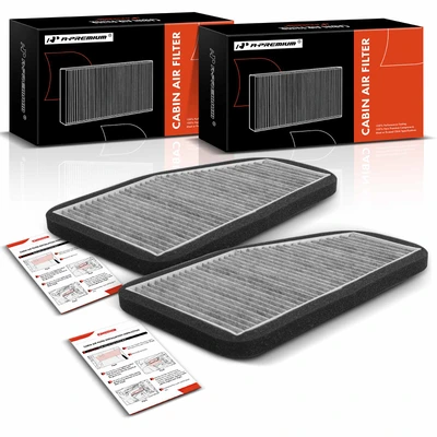 2 Pcs Activated Carbon Cabin Air Filter