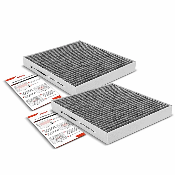 2 Pcs Activated Carbon Cabin Air Filters for Ram 1500 2500 Chrysler Sebring Dodge