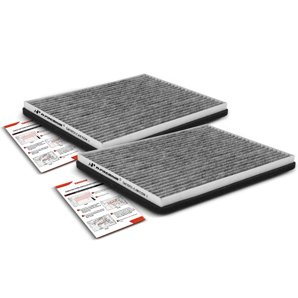 2 Pcs Activated Carbon Cabin Air Filter for Suzuki Grand Vitara 2006-2013