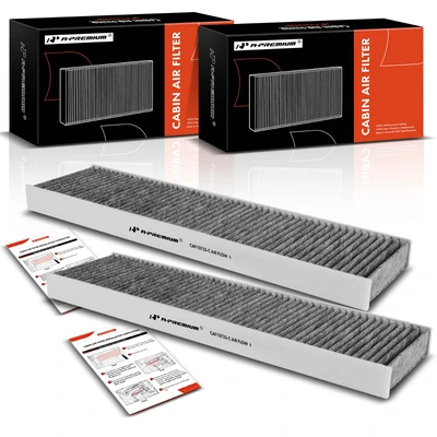 2 Pcs Activated Carbon Cabin Air Filter