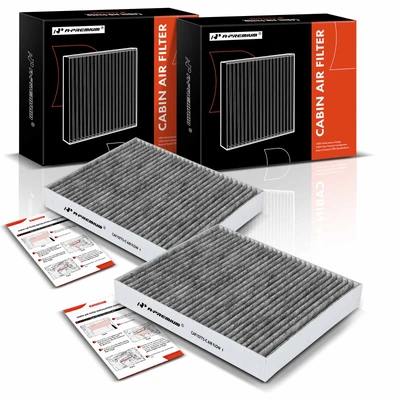 2 Pcs Activated Carbon Cabin Air Filter