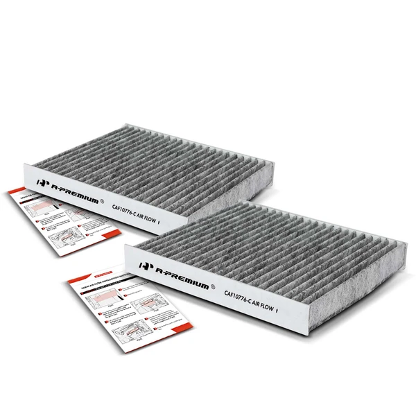 2 Pcs Activated Carbon Cabin Air Filter for Kia Soul 2010-2013 Fresh Breeze