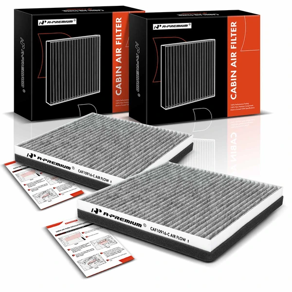 2 Pcs Activated Carbon Cabin Air Filter for 2015-2017 2019-2020 BMW i8