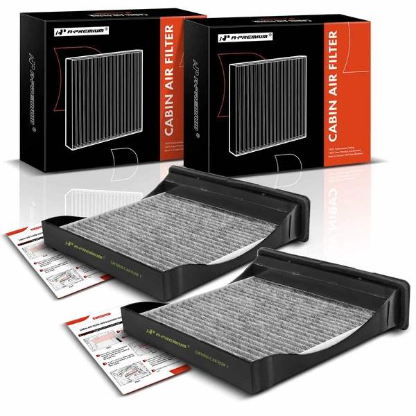 2 Pcs Activated Carbon Cabin Air Filter for 2013-2021 Subaru WRX STI