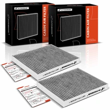 2 Pcs Activated Carbon Cabin Air Filter