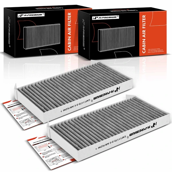 2 Pcs Activated Carbon Cabin Air Filter for 2004-2009 Nissan Quest