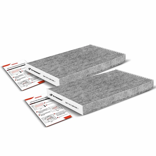 2 Pcs Activated Carbon Cabin Air Filter for Chevy Corvette 2005-2019 Cadillac XLR