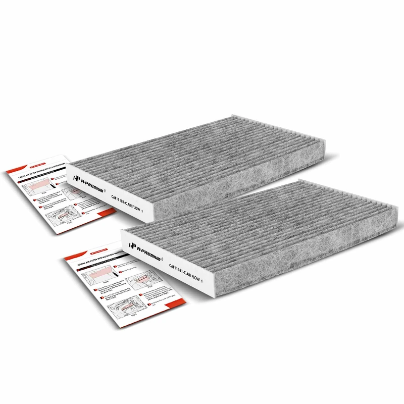 2 Pcs Activated Carbon Cabin Air Filter for Chevy Corvette 2005-2019 Cadillac XLR