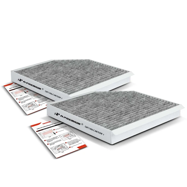 2 Pcs Activated Carbon Cabin Air Filter for Audi A6 A7 Quattro A8 Quattro A7 S7 S6