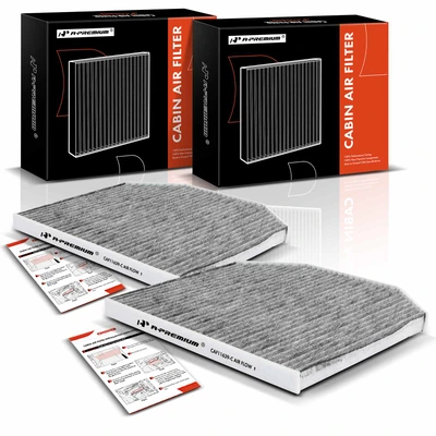 2 Pcs Activated Carbon Cabin Air Filter