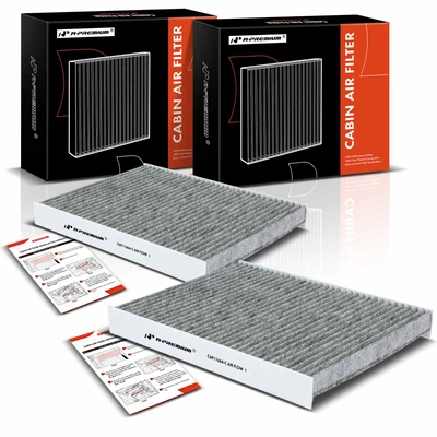 2 Pcs Activated Carbon Cabin Air Filter