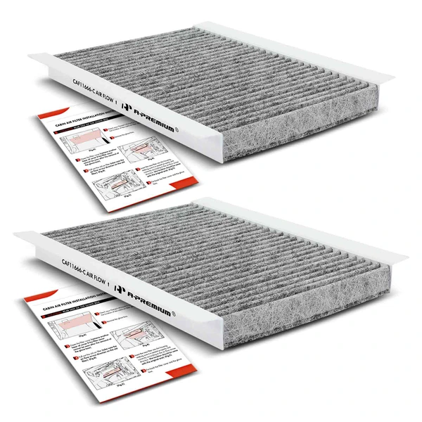 2 Pcs Activated Carbon Cabin Air Filters for Hyundai Elantra 2009-2012 L4 2.0L