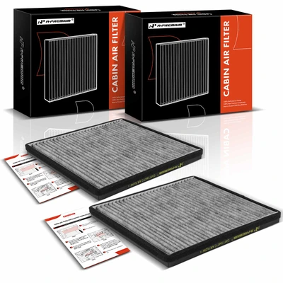 2 Pcs Activated Carbon Cabin Air Filter