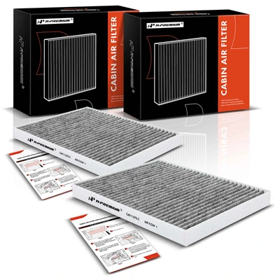 2 Pcs Activated Carbon Cabin Air Filters