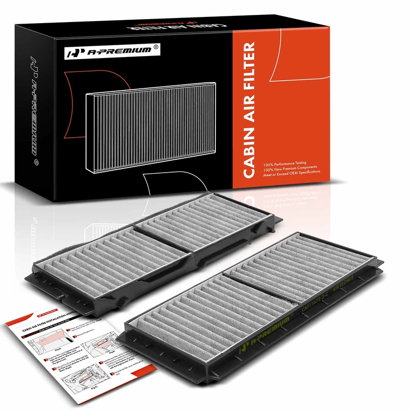 2 Pcs Activated Carbon Cabin Air Filter for 2013 Mazda 3