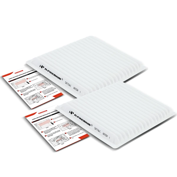 2 Pcs Cabin Air Filters for Dodge Attitude 2015-2018 Mitsubishi Mirage G4 L3 1.2L