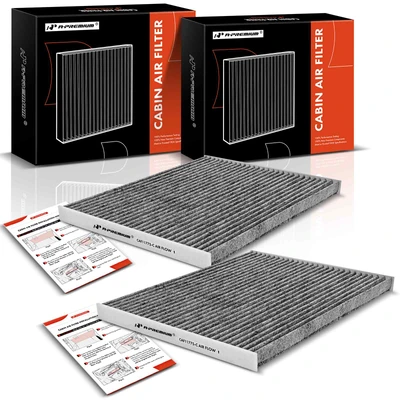 2 Pcs Activated Carbon Cabin Air Filters