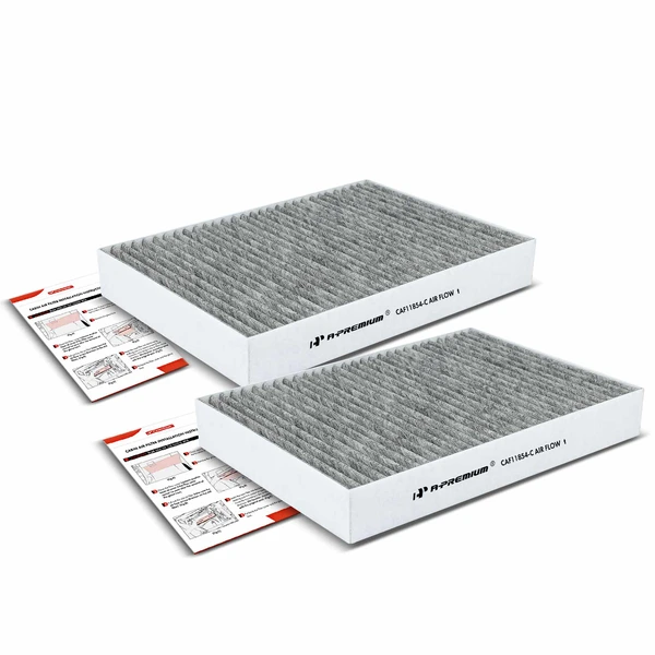 2 Pcs Activated Carbon Cabin Air Filter for Nissan Rogue 14-20 Rogue Sport 17-22