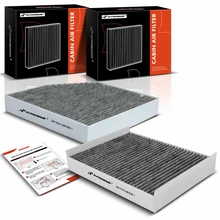 2 Pcs Activated Carbon Cabin Air Filter for 2017-2020 Mercedes-Benz E43 AMG